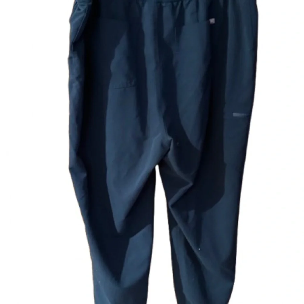 Figs Joggers Zamora Dark teal with Bright Orange Drawstring 4XL